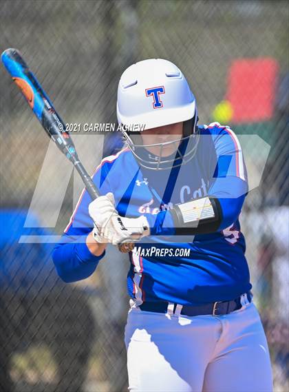 Thumbnail 2 in Cypress Woods vs Temple (NFCA Texas High School Leadoff Classic Tournament) photogallery.