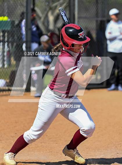 Thumbnail 1 in Cypress Woods vs Temple (NFCA Texas High School Leadoff Classic Tournament) photogallery.