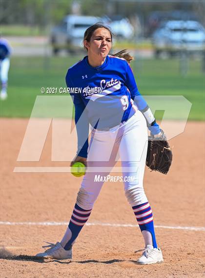 Thumbnail 1 in Cypress Woods vs Temple (NFCA Texas High School Leadoff Classic Tournament) photogallery.
