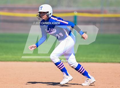 Thumbnail 1 in Cypress Woods vs Temple (NFCA Texas High School Leadoff Classic Tournament) photogallery.