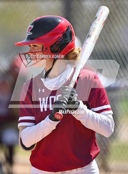 Thumbnail 3 in Cypress Woods vs Temple (NFCA Texas High School Leadoff Classic Tournament) photogallery.