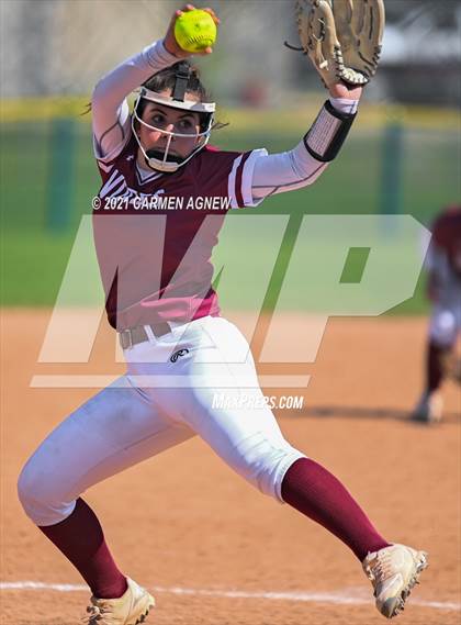 Thumbnail 2 in Cypress Woods vs Temple (NFCA Texas High School Leadoff Classic Tournament) photogallery.