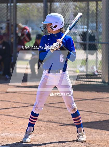 Thumbnail 2 in Cypress Woods vs Temple (NFCA Texas High School Leadoff Classic Tournament) photogallery.