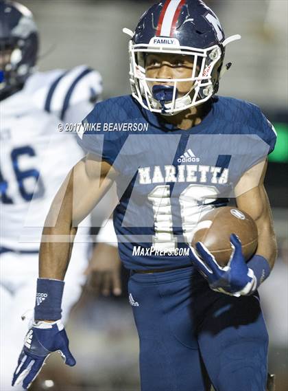 Thumbnail 2 in Marietta High School vs. North Paulding High School @ Marietta photogallery.