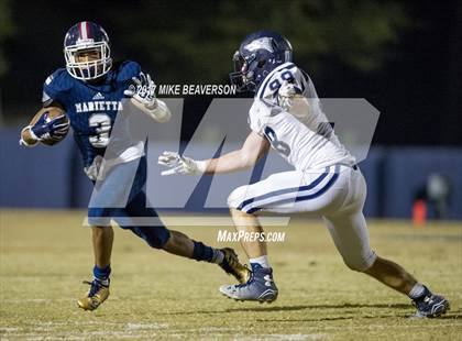 Thumbnail 2 in Marietta High School vs. North Paulding High School @ Marietta photogallery.
