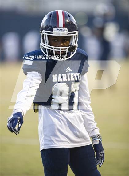 Thumbnail 3 in Marietta High School vs. North Paulding High School @ Marietta photogallery.