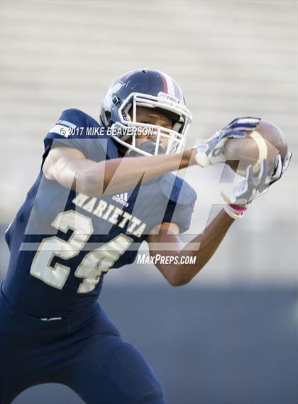 Thumbnail 1 in Marietta High School vs. North Paulding High School @ Marietta photogallery.