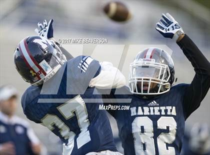 Thumbnail 2 in Marietta High School vs. North Paulding High School @ Marietta photogallery.
