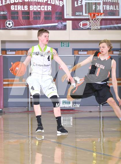 Thumbnail 2 in Balboa School vs Urspring Germany (Rancho Mirage Holiday Invitational) photogallery.