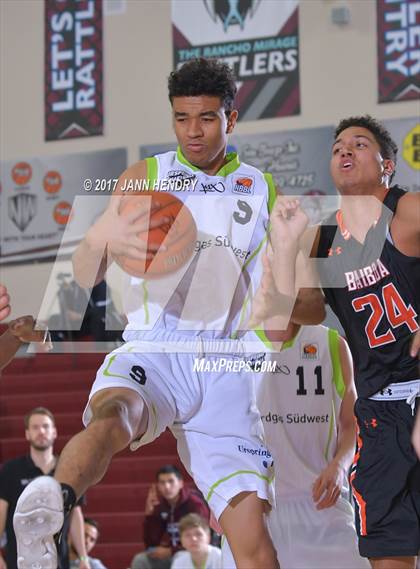 Thumbnail 2 in Balboa School vs Urspring Germany (Rancho Mirage Holiday Invitational) photogallery.