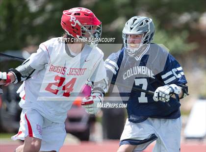 Thumbnail 1 in Regis Jesuit vs Columbine (CHSAA 5A Quarterfinal) photogallery.