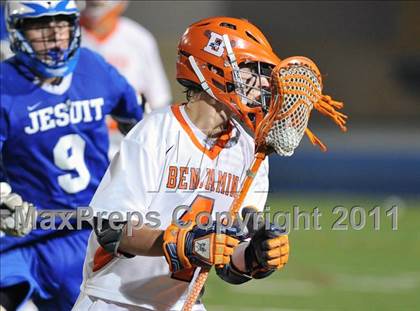 Thumbnail 1 in Jesuit vs. Benjamin (State Playoffs) photogallery.