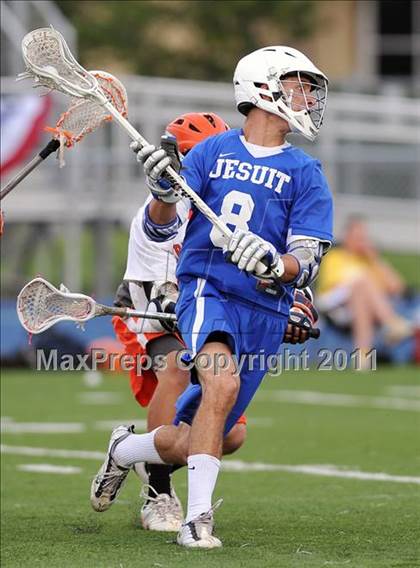 Thumbnail 1 in Jesuit vs. Benjamin (State Playoffs) photogallery.
