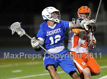 Thumbnail 3 in Jesuit vs. Benjamin (State Playoffs) photogallery.