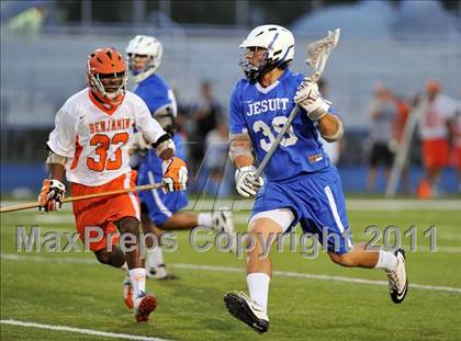 Thumbnail 2 in Jesuit vs. Benjamin (State Playoffs) photogallery.
