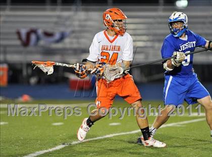Thumbnail 1 in Jesuit vs. Benjamin (State Playoffs) photogallery.