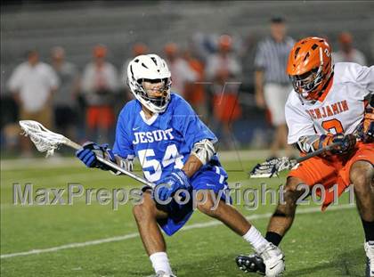 Thumbnail 3 in Jesuit vs. Benjamin (State Playoffs) photogallery.
