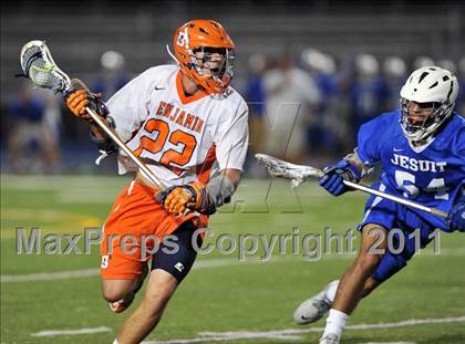 Thumbnail 3 in Jesuit vs. Benjamin (State Playoffs) photogallery.
