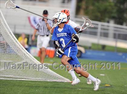 Thumbnail 1 in Jesuit vs. Benjamin (State Playoffs) photogallery.