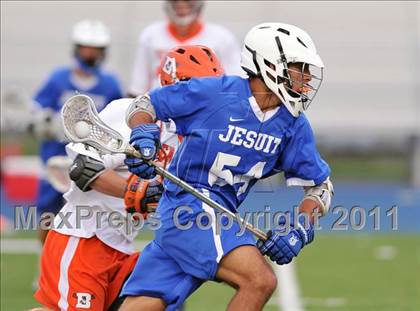Thumbnail 3 in Jesuit vs. Benjamin (State Playoffs) photogallery.