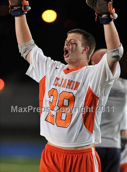 Thumbnail 1 in Jesuit vs. Benjamin (State Playoffs) photogallery.