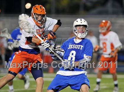 Thumbnail 3 in Jesuit vs. Benjamin (State Playoffs) photogallery.