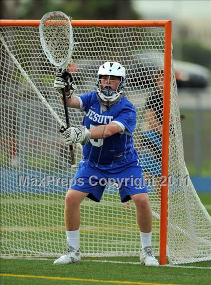 Thumbnail 3 in Jesuit vs. Benjamin (State Playoffs) photogallery.