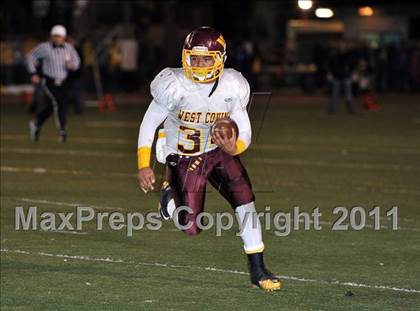 Thumbnail 1 in West Covina vs. La Mirada (CIF SS Semifinals) photogallery.