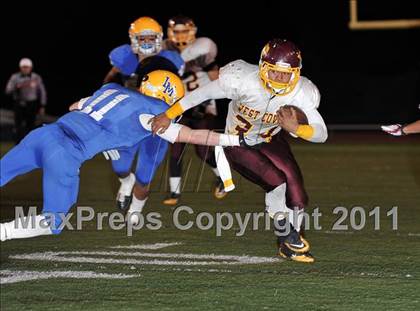 Thumbnail 1 in West Covina vs. La Mirada (CIF SS Semifinals) photogallery.