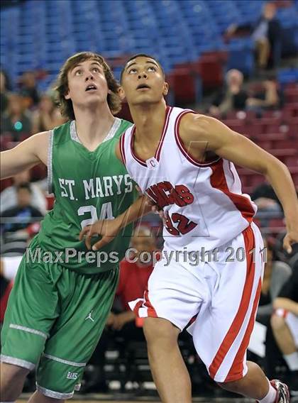 Thumbnail 2 in St. Mary's vs. Cordova (CIF SJS D2 Playoffs) photogallery.