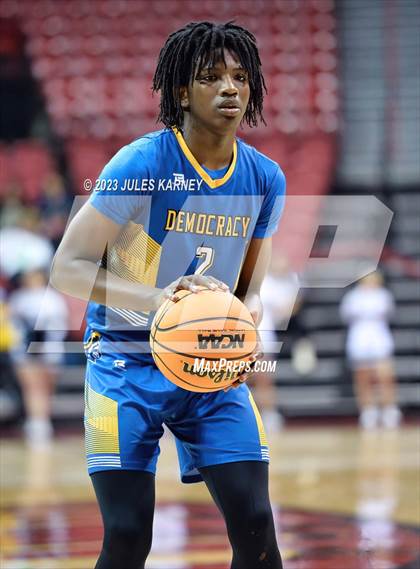 Thumbnail 3 in Democracy Prep vs Meadows (NIAA 2A State Finals) photogallery.