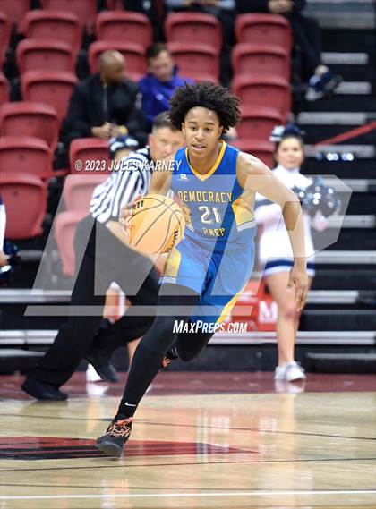 Thumbnail 3 in Democracy Prep vs Meadows (NIAA 2A State Finals) photogallery.