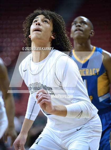 Thumbnail 1 in Democracy Prep vs Meadows (NIAA 2A State Finals) photogallery.