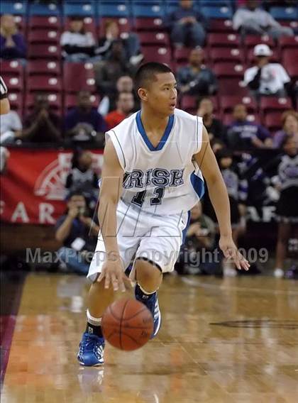 Thumbnail 1 in Sacramento vs. Sacred Heart Cathedral (CIF NorCal D3 Final) photogallery.