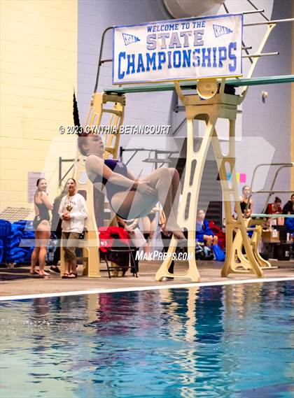 Thumbnail 1 in CHSAA 5A Girls Dive Championship photogallery.