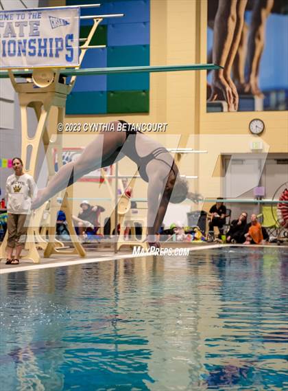Thumbnail 3 in CHSAA 5A Girls Dive Championship photogallery.