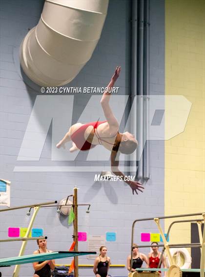 Thumbnail 2 in CHSAA 5A Girls Dive Championship photogallery.