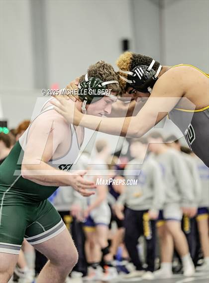 Thumbnail 3 in NYSPHSAA Wrestling Dual Finals Round 3 (Seaford vs Unatego/Unadilla Valley/Franklin) photogallery.