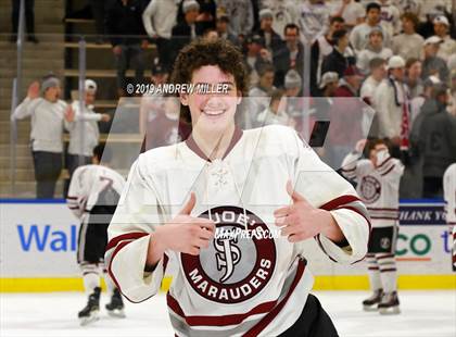 Thumbnail 2 in Fordham Prep vs St. Joseph's Collegiate Institute (CHSHL  Final) photogallery.