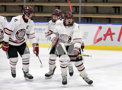 Thumbnail 2 in Fordham Prep vs St. Joseph's Collegiate Institute (CHSHL  Final) photogallery.