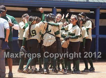 Thumbnail 2 in Narbonne vs. Maywood Academy (CIF LACS Invitational Final) photogallery.