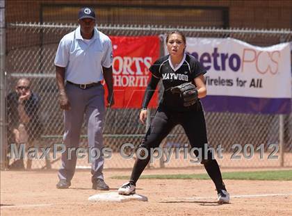 Thumbnail 2 in Narbonne vs. Maywood Academy (CIF LACS Invitational Final) photogallery.
