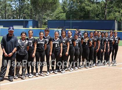 Thumbnail 3 in Narbonne vs. Maywood Academy (CIF LACS Invitational Final) photogallery.