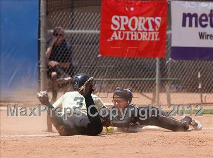Thumbnail 3 in Narbonne vs. Maywood Academy (CIF LACS Invitational Final) photogallery.
