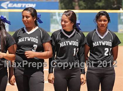 Thumbnail 2 in Narbonne vs. Maywood Academy (CIF LACS Invitational Final) photogallery.