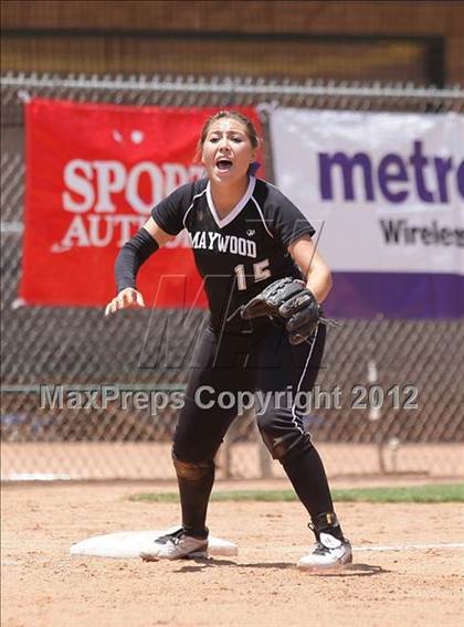 Thumbnail 3 in Narbonne vs. Maywood Academy (CIF LACS Invitational Final) photogallery.