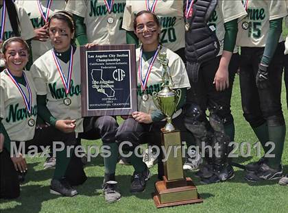 Thumbnail 1 in Narbonne vs. Maywood Academy (CIF LACS Invitational Final) photogallery.