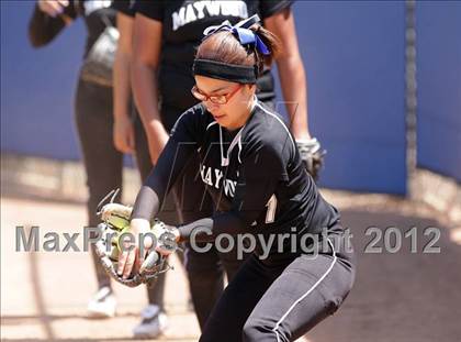 Thumbnail 2 in Narbonne vs. Maywood Academy (CIF LACS Invitational Final) photogallery.
