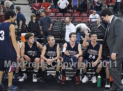 Thumbnail 1 in Vacaville Christian vs. Bradshaw Christian (CIF SJS D5 Final) photogallery.