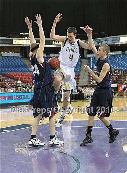 Thumbnail 1 in Vacaville Christian vs. Bradshaw Christian (CIF SJS D5 Final) photogallery.